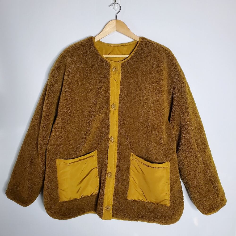 Daily Ritual Reversible Quilted puffer jacket in Excellent used condition